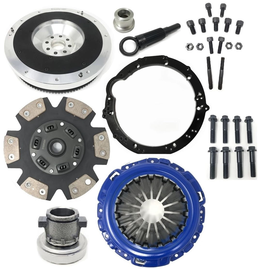 2JZ/1JZ Engine to CD009 (350Z/370Z 6-Speed) Manual Transmission Stage 3  (425FTLBS) Swap Kit