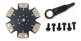 6 puck un-sprung Cerametallic clutch disc for 1uz applications with clutch tools and bolts