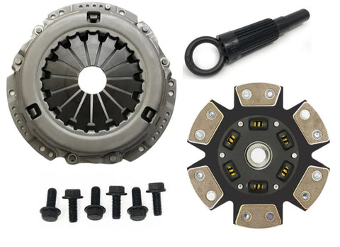 Clutch system made of ceramic and steel for mating a 1UZFE or 3UZFE engine to a Scion FRS, Subaru BRZ or Toyota FT86 transmission