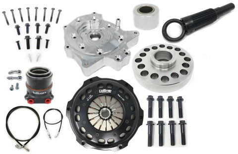 2JZ/1JZ Using Aisin A340 Automatic Bell Housing to Nissan 350Z/370Z/G35/G37/VQ 6-Speed Transmission Stage 5 (850FTLBS) Bolt-Together Swap Kit