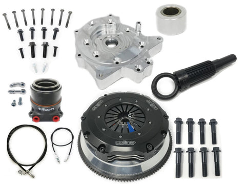 2JZ/1JZ Using Aisin A340 Automatic Bell Housing to Nissan 350Z/370Z/G35/G37/VQ 6-Speed Transmission Stage 6 (1100FTLBS) Bolt-Together Swap Kit