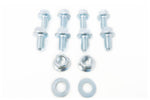 Set of 8 hex flanged head cap screws, 2 nuts and 2 washers for the JZ to 350Z/G35 engine mount application