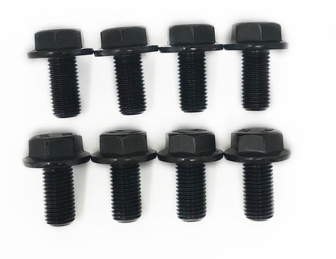Set of 8 hex flanged head cap screws for the JZ to S-Chassis engine mount application
