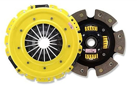 6 Puck sprung hub cerametallic clutch disc and steel pressure plate for Honda K-Series to RX-8 applications