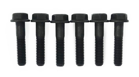 Set of 6 hex flanged head cap screws for the Ford pressure plate adapter application