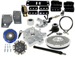 This is the Collins full swap kit for the 1JZ, 2JZ engine to 350Z (CD001-CD009-Has Clutch Fork), 350ZHR (JK40 Series-No Clutch Fork, Internal Slave Cylinder), and 370Z (JK40 Series-No Clutch Fork, Internal Slave Cylinder) transmissions in Scion FRS, Subaru BRZ and Toyota FT86 chassis'