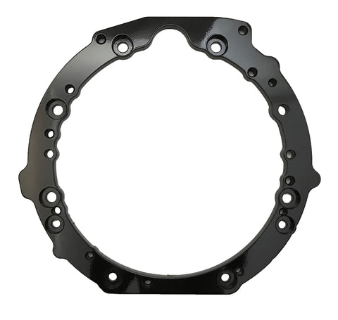 5/8'' a36 steel adapter ring about 14'' wide for 1uz engine to sr20 transmission applications