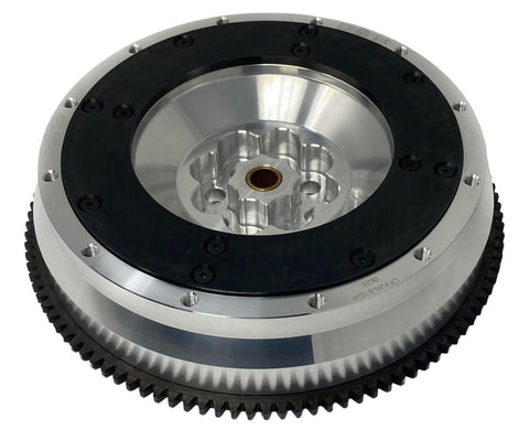 Aluminum and steel flywheel for Honda S2000 F20 engine to 350z transmission twin disc applciations