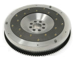 Billet aluminum and steel flywheel for Honda K24E engine to KA24DE transmission applications