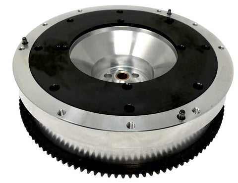 Aluminum and steel flywheel for Honda K24E engine to 350z transmission applications