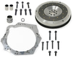 This is the partial swap kit for the Honda K24E engine to KA24DE transmission