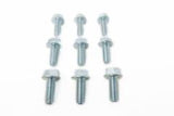Set of 8 hex flanged head cap screws for the clutch disc