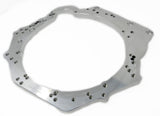 Aluminum adapter plate about 16 inches wide and 2 inches thick for a honda k24 engine to a 350z transmisson