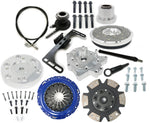 All of the components for the 1JZ 2JZ engine to 350Z, 370Z transmission in a Lexus GS300 application