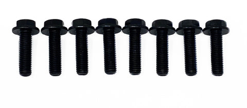 Set of 8 hex flanged head cap screws for the LSX bellhousing application