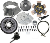 Components for the LSX engine to 350Z, 370Z transmission in a Lexus SC300, SC400, and Toyota Supra 