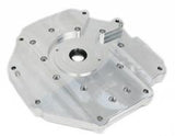 aluminum adapter plate for LS applications with 2 dowel pins and input shaft seal