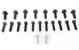Set of 10 hex flanged head cap screws and 11 socket head cap screws for the LS engine adapter plate