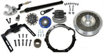 Components that make up our RB20 engine to 350Z transmission full swap kit