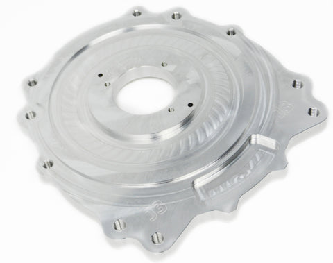 6061-t6 aircraft quality billet aluminum adapter plate about 11 inches in diameter for the samsona sequential j3 application 