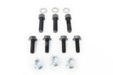 Set of 3 socket head cap screws, 4 hex flanged head cap screws, 3 washers and 3 nuts for the driveshaft adapter