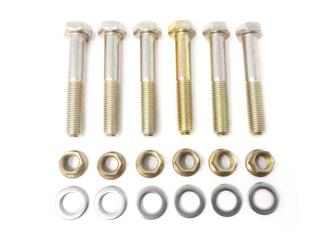 Set of 6 hex head cap screws, 6 nuts, and 6 washers for JZ to 350Z Stage 5 twin disc application