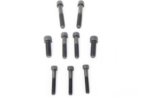 Set of 9 socket head cap screws in various lengths for the bmw zf engine side adapter plate application