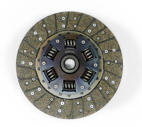 Full face organic stage 2 clutch disc with sprung hub for jz to 350z applications